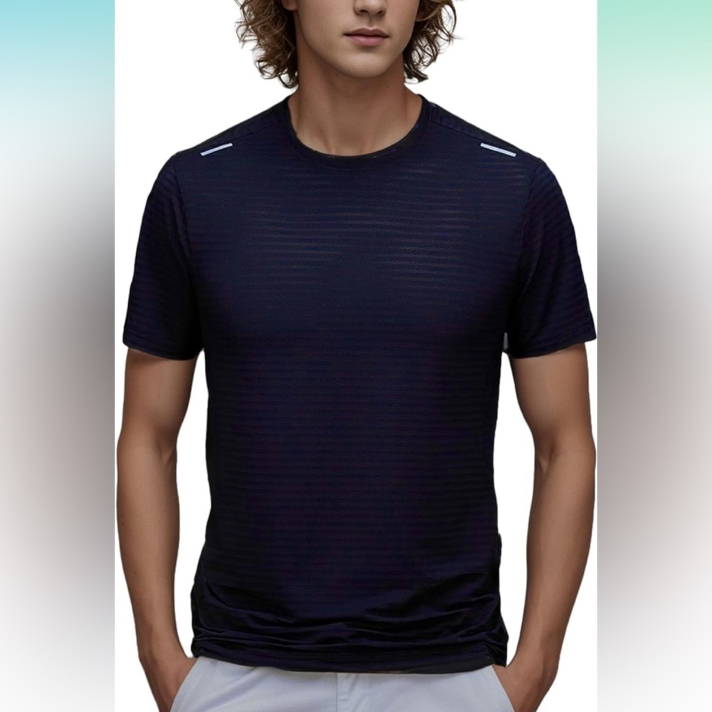 New~ KEICYKUDE Mens Classic Short Sleeve Black - Picture 1 of 9